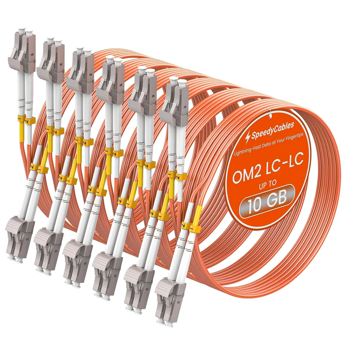 Avantalk Avantalk OM2 LC-LC Fiber Patch Cable 3m 6-Pack 2 in 1 accessory — product photo