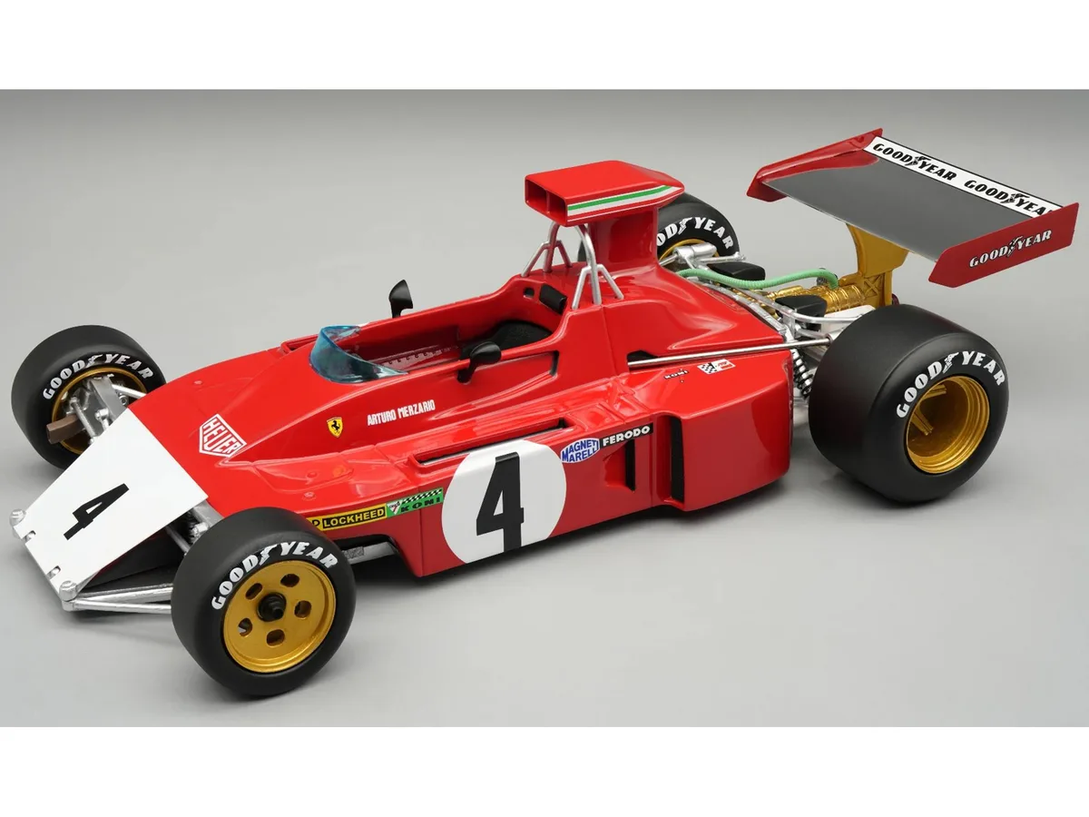 Tecnomodel Tecnomodel Ferrari 312B3-73 #4 1973 Mythos 1/18 hobby collectible — product photo