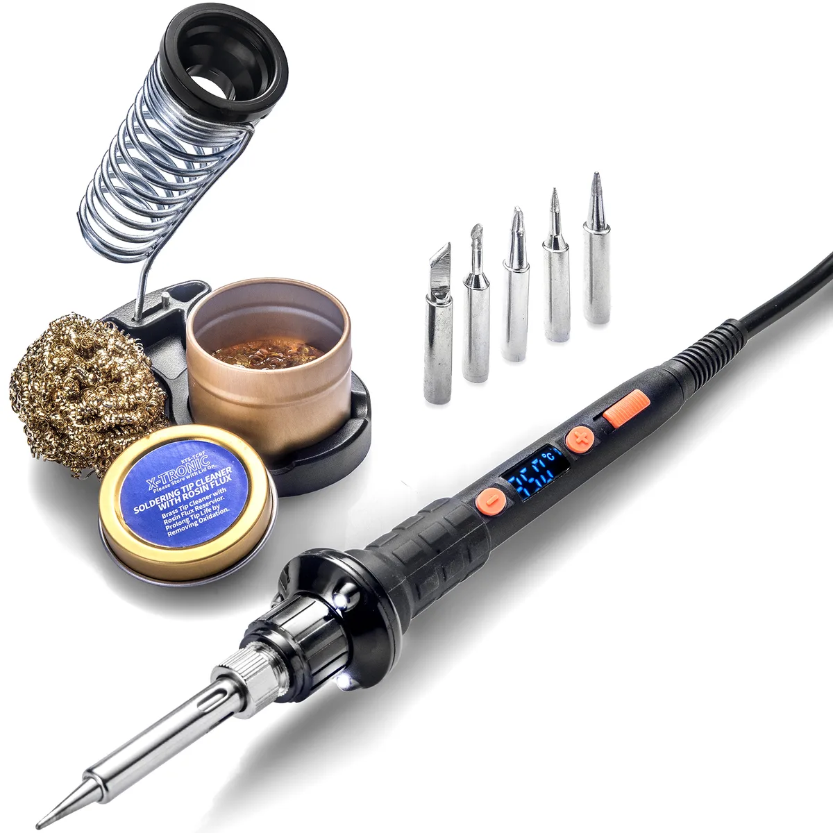 X-Tronic (X-Tronic International, Inc.) X-Tronic XTR-1010-PRO-ST 65W Triple LED Soldering Iron — product photo
