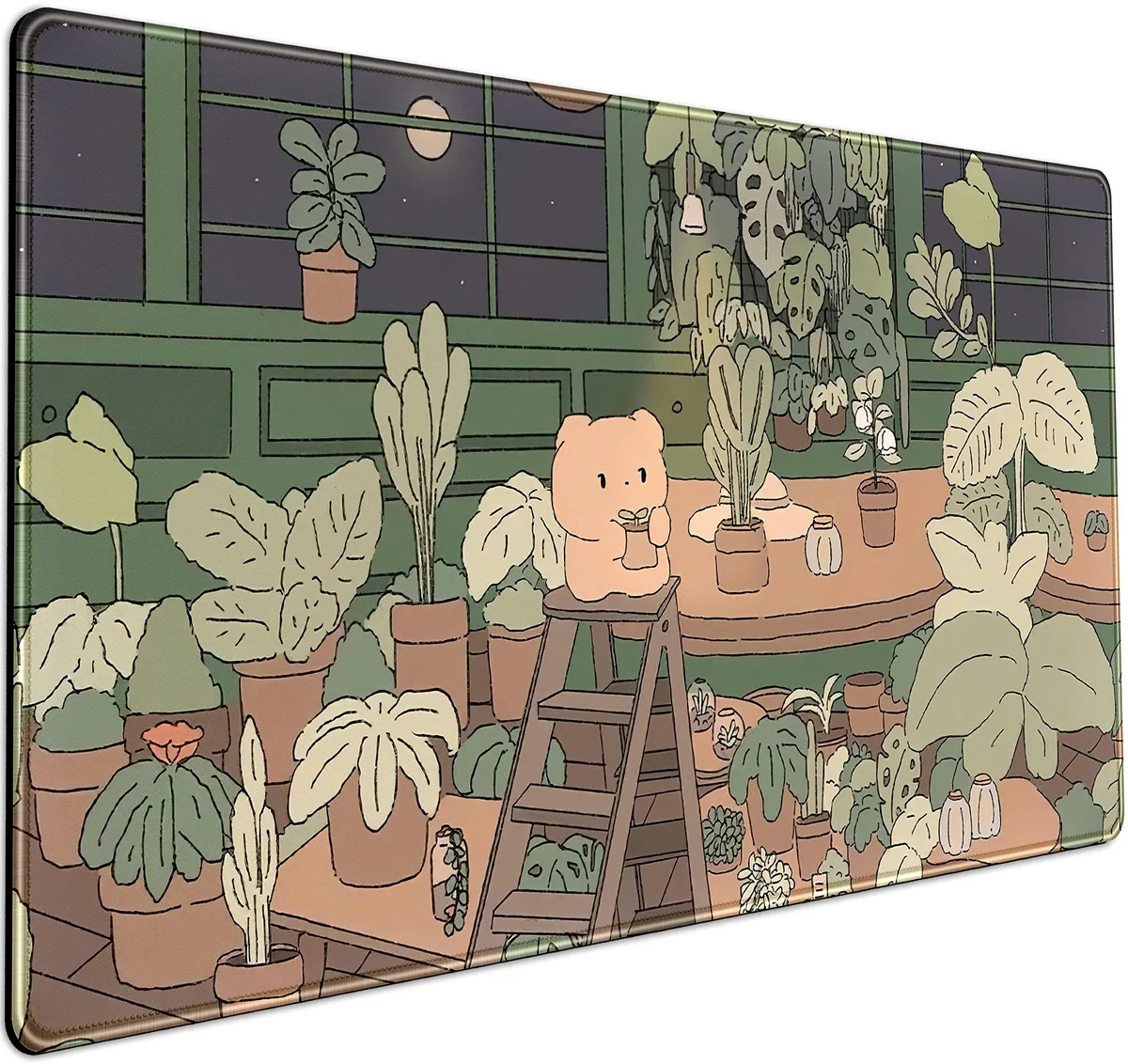 KEHIPI KEHIPI Kawaii Bear Forest Mouse Pad 31.5x15.75in — product photo
