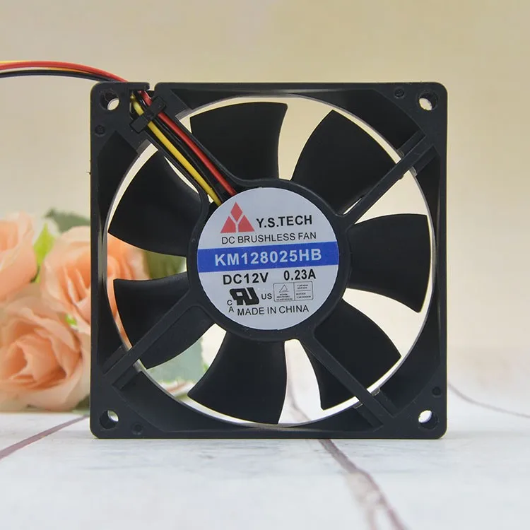 SXDOOL SXDOOL Y.S.TECH 8025 KM128025HB 12V .23A case fan — product photo