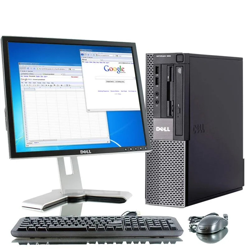 DELL DELL Optiplex 960 SFF Core 2 Duo 3.00 GHz 8192 MB 1 TB DVD 19" monitor desktop PC — product photo