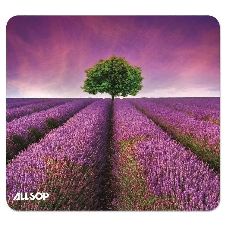 ALLSOP ALLSOP 31422 mouse pad lavender field 8.5 x 8.9 x 0.2 in — product photo