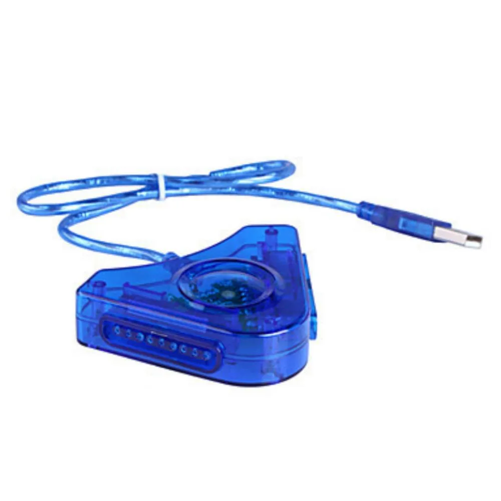 Ruth's sister Ruth's sister PS2 Dual USB Gamepad Adapter XFN0168 Blue — product photo