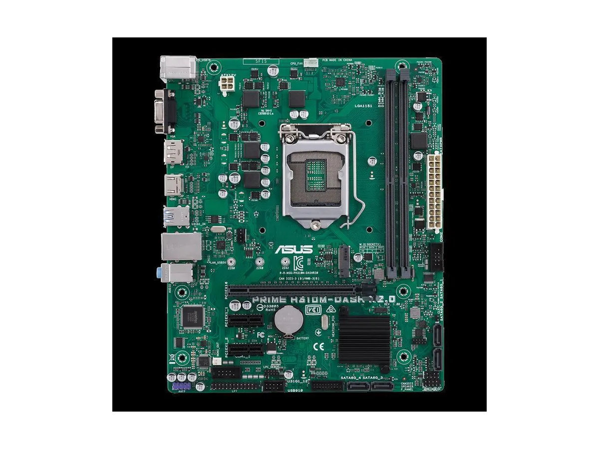 ASUS ASUS PRIME H310M-DASH R2.0 Intel LGA 1151 Micro-ATX Motherboard — product photo