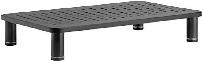 TAURKENAM TAURKENAM Monitor Stand Adjustable 14.5x9.25in 44lb Matte Black office equipment — product photo
