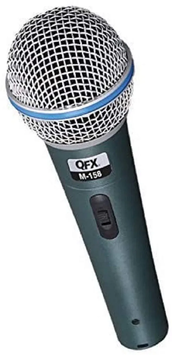 QFX M-158 Professional Dynamic Microphone Black — product photo