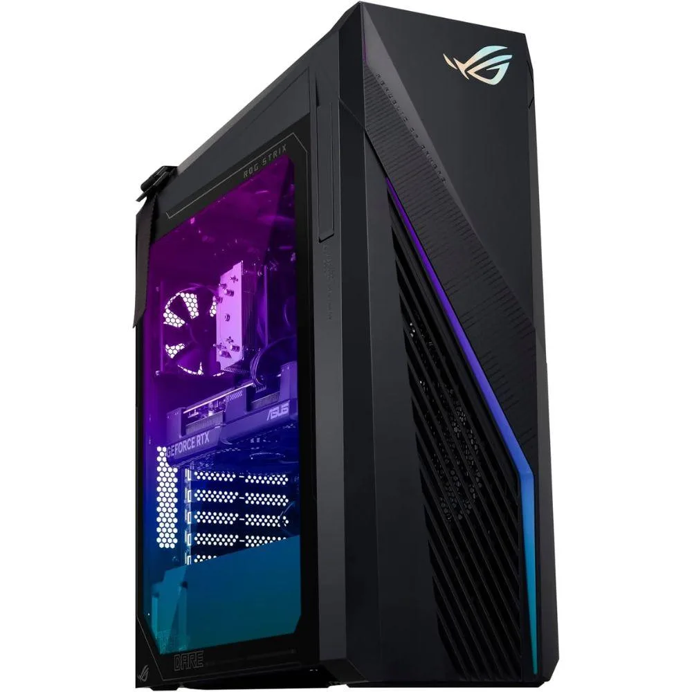 ASUS ASUS ROG Strix G16CHR-BSI74070S1T-CB-R desktop PC, Core i7-14700F, 32 GB DDR5, 1 TB NVMe, RTX 4070 SUPER, Gray — product photo