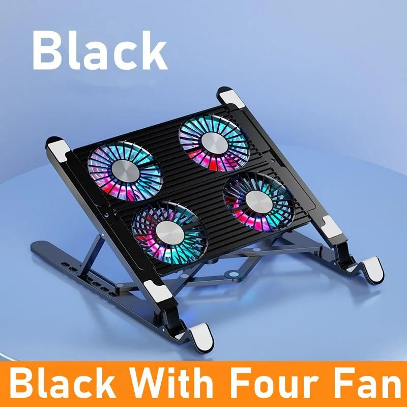 Jansicotek Jansicotek TSB01 laptop cooling pad 4 fan 11-17.3 inch black — product photo