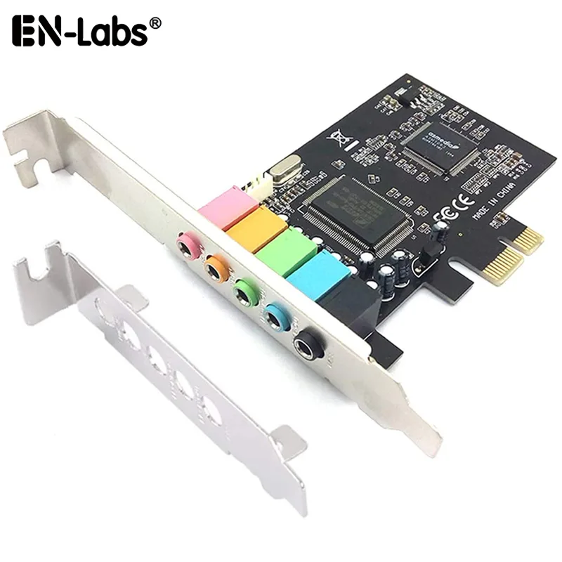 EN-Labs EN-Labs PCIE51SOUND sound card 5.1 low profile bracket — product photo