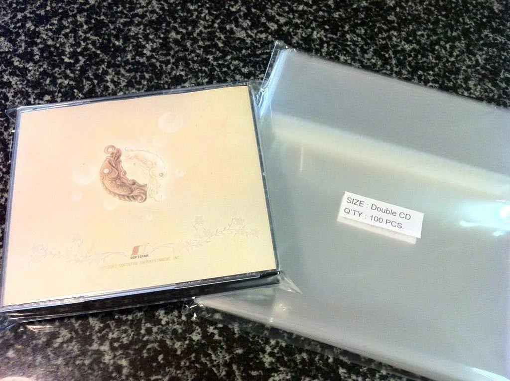  UNIQUEPACKING 8541764350 100 Clear Resealable Cello Bags 5.59x4.88in mailing supply — product photo
