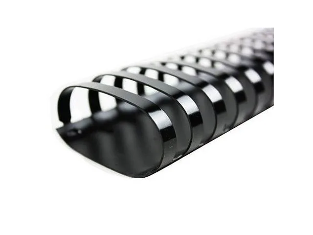 FELLOWES FELLOWES 52369 2" Plastic Comb Binding Spines 40 Pack Black 500 Sheet Capacity — product photo