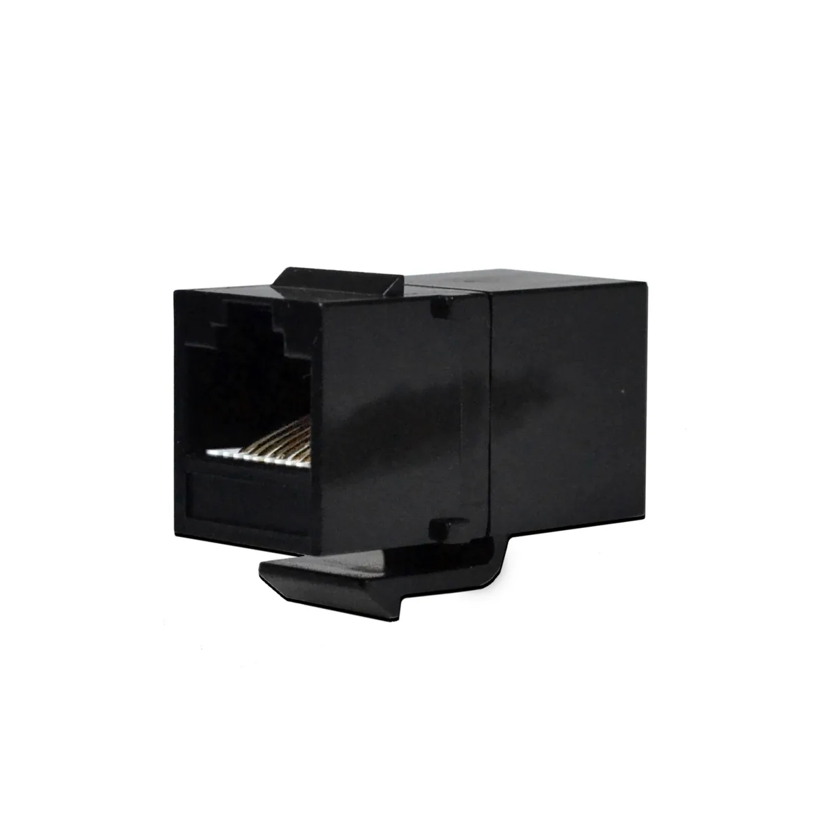 Logico Logico Inline Coupler Keystone Jack RJ45 Female to Female Cat6/Cat5e Black adapter — product photo