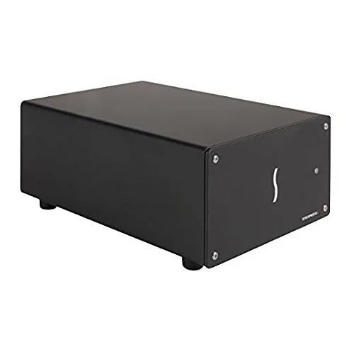 Compact desktop Thunderbolt 3 expansion chassis with single PCIe card slot