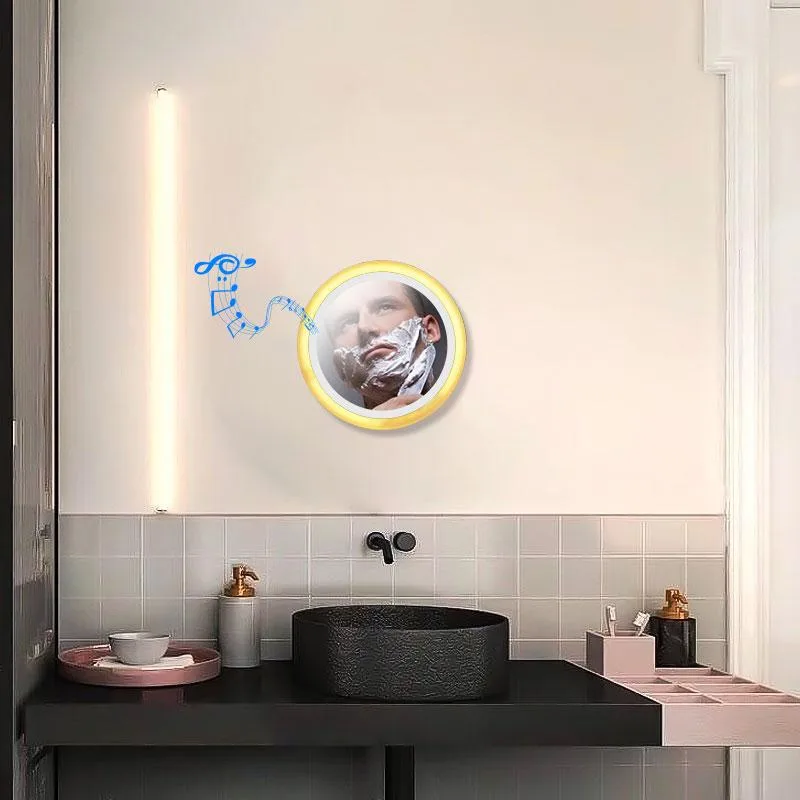 Xtreme Time Xtreme Time LED Mirror Speaker with Wireless Audio — product photo