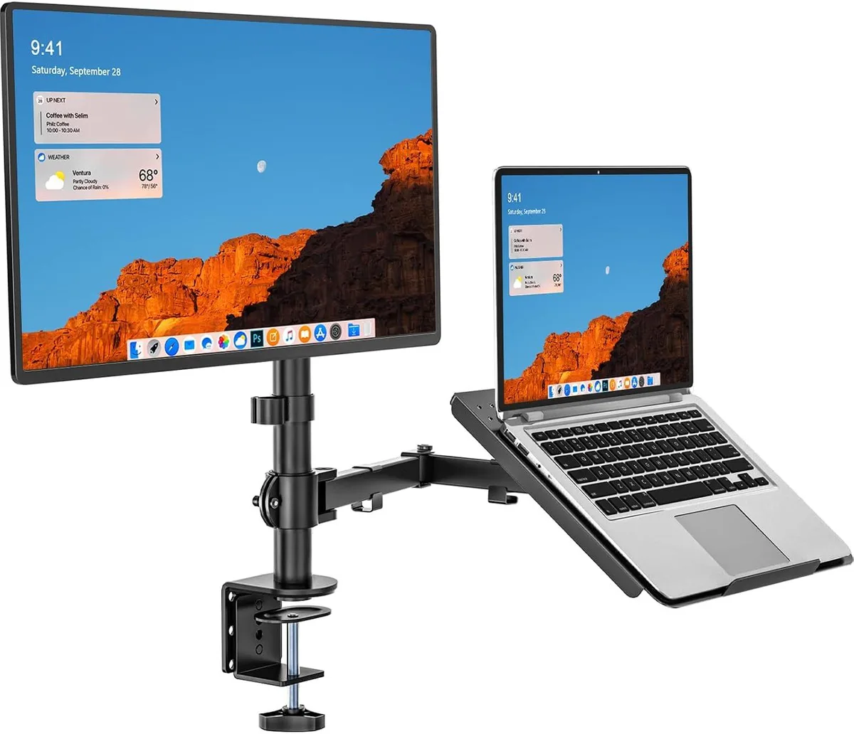 PISKEKAT PISKEKAT Server Rack M001LP 17in Laptop 27in Monitor 22lbs Black — product photo