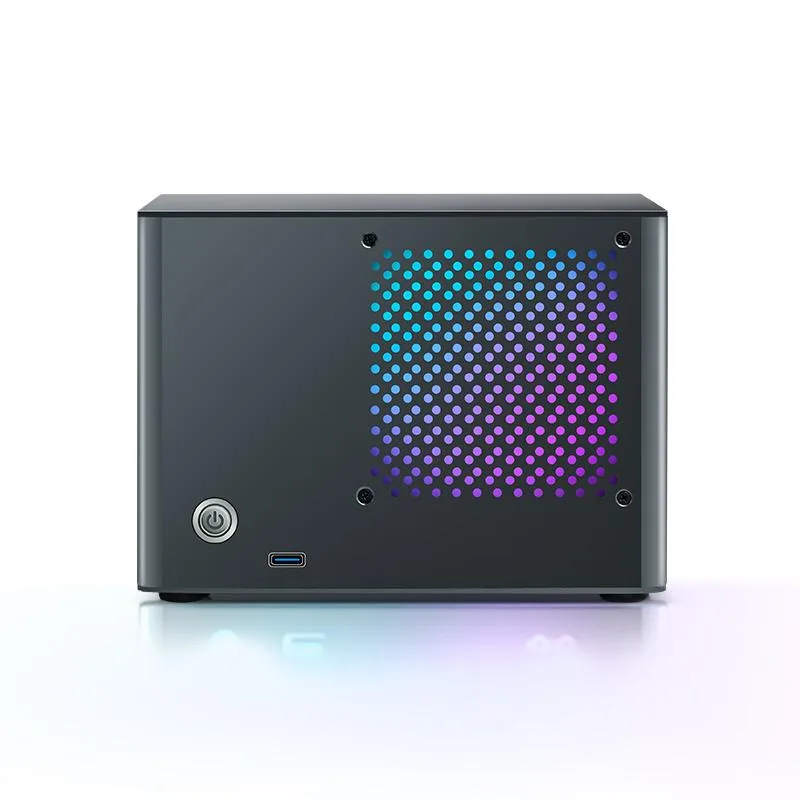 Rmatamini Rmatamini P99S barebone mini PC Core i5 14400F RX 5500 16GB DDR4 512GB NVMe Wi-Fi 5 Bluetooth 5.2 — product photo