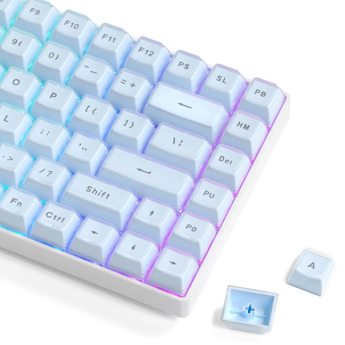 Womier Womier Blue Jelly Keycaps 113-Key OEM Profile keyboard accessory — product photo