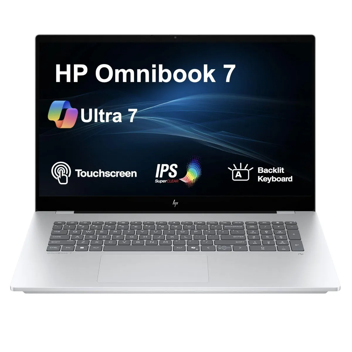 HP HP Omnibook 7 17.3" FHD Touch Intel Ultra 7-258V 32GB 1TB 2-in-1 Laptop — product photo