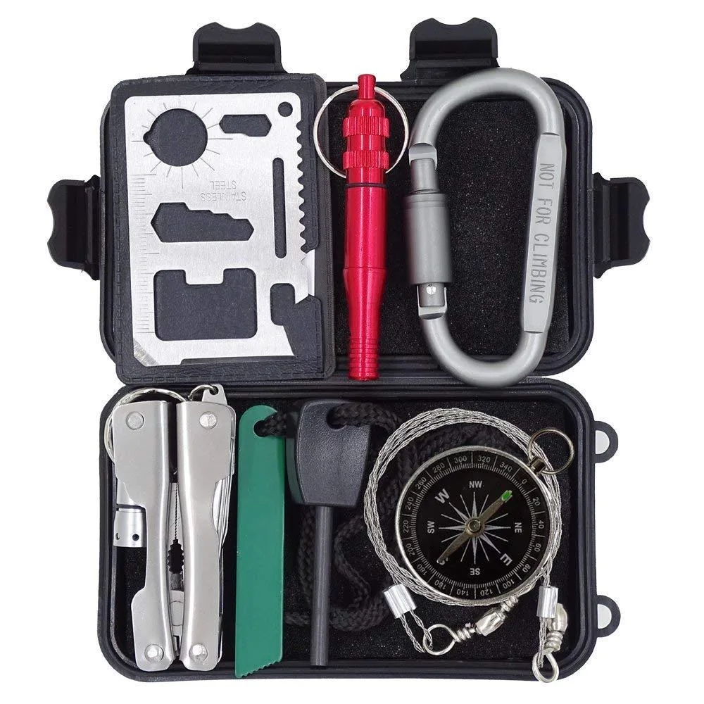  7-in-1 Outdoor Survival Kit Educational 8.1oz 5x3.5x1.6in — product photo