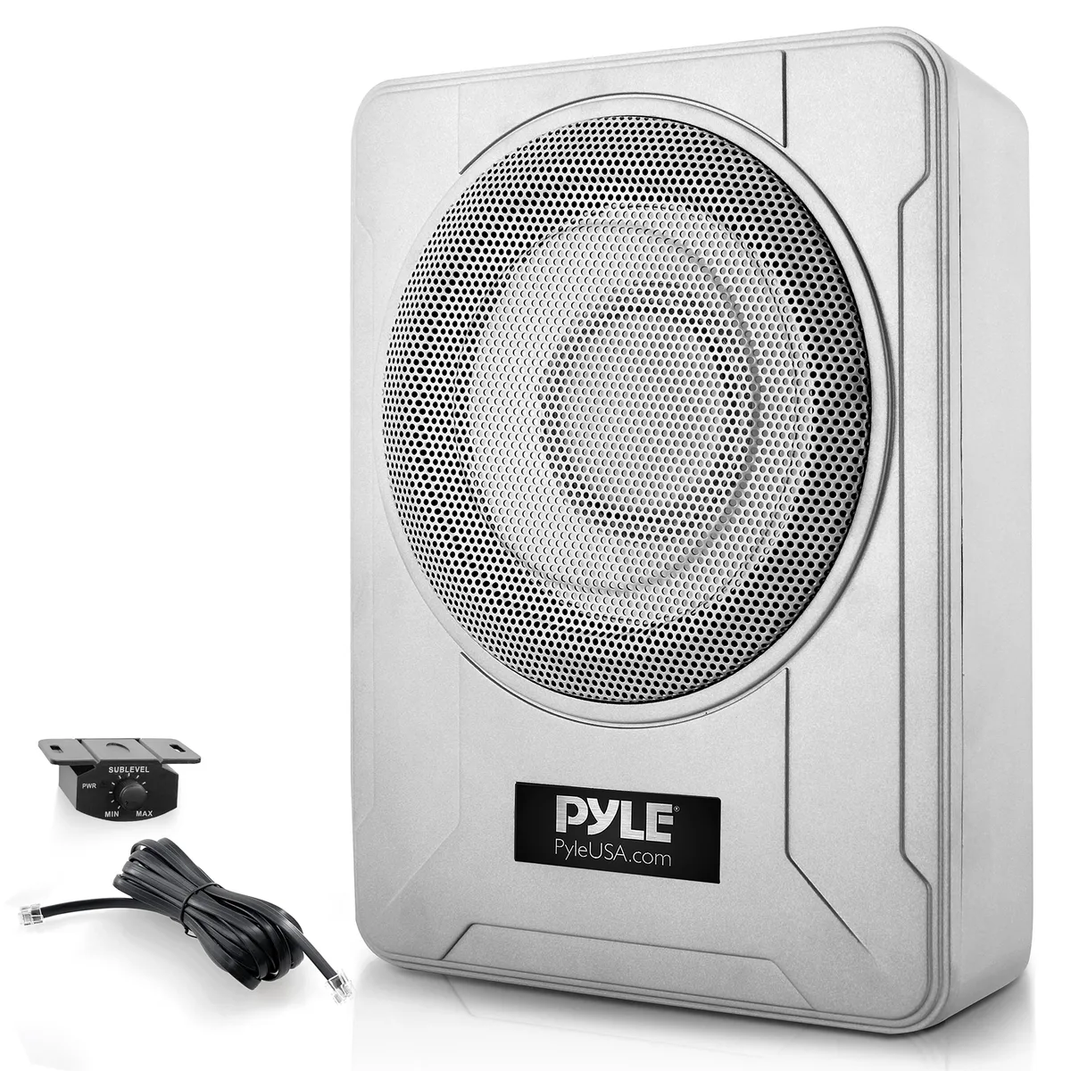 Pyle Pyle PLMRSBA8 8" 600W Slim Active Marine Car Subwoofer — product photo