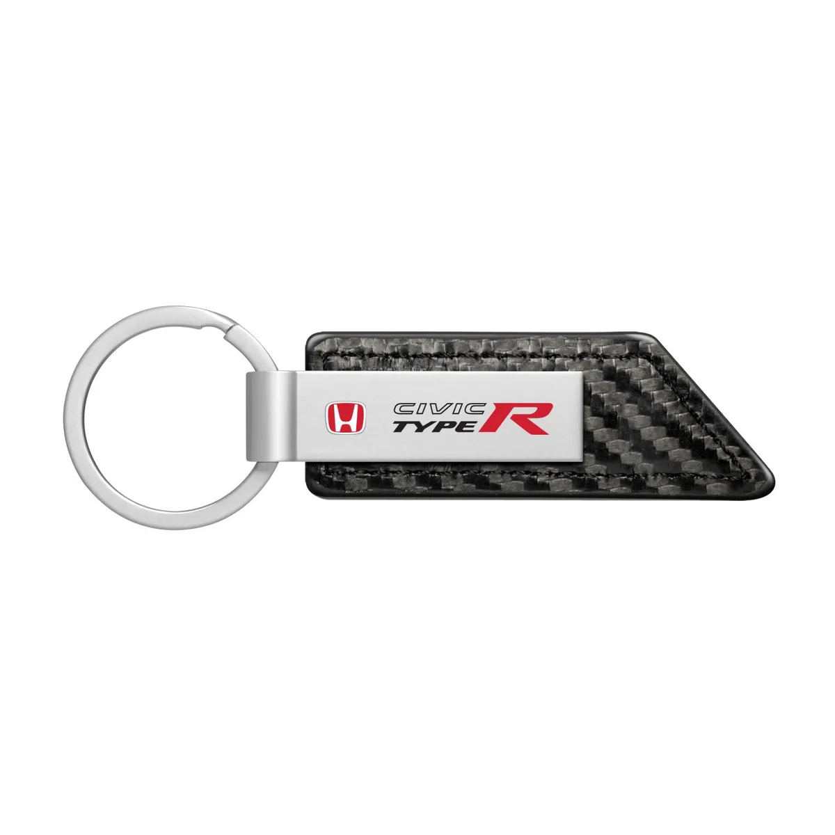iPick Image, LLC iPick Image, LLC Honda Civic Type-R Carbon Fiber Black PU Leather Key Chain — product photo