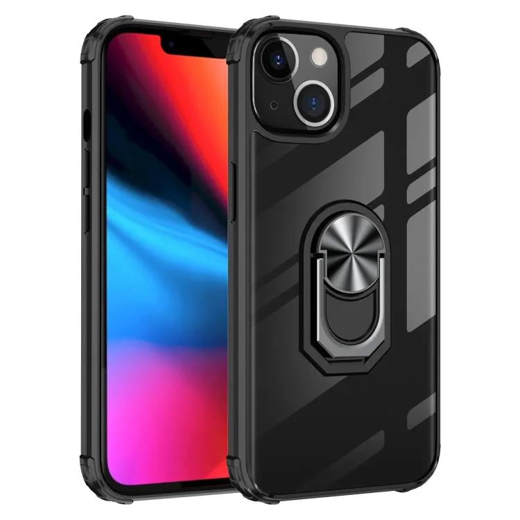allentian allentian iPhone 14 Case Black TPU Acrylic Ring Holder — product photo