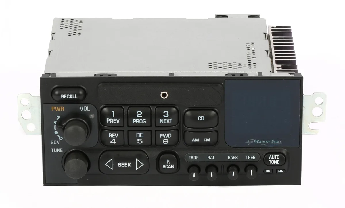 1 Factory Radio 1 Factory Radio 16194475 AM FM Radio Aux Cassette Control 1995-2002 S10 — product photo