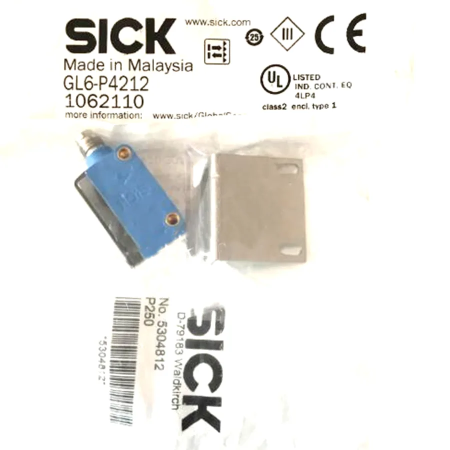 Sick SICK GL6-P4212 Photoelectric sensor PNP 6 m range 10-30 V DC M8 connector IP67 — product photo