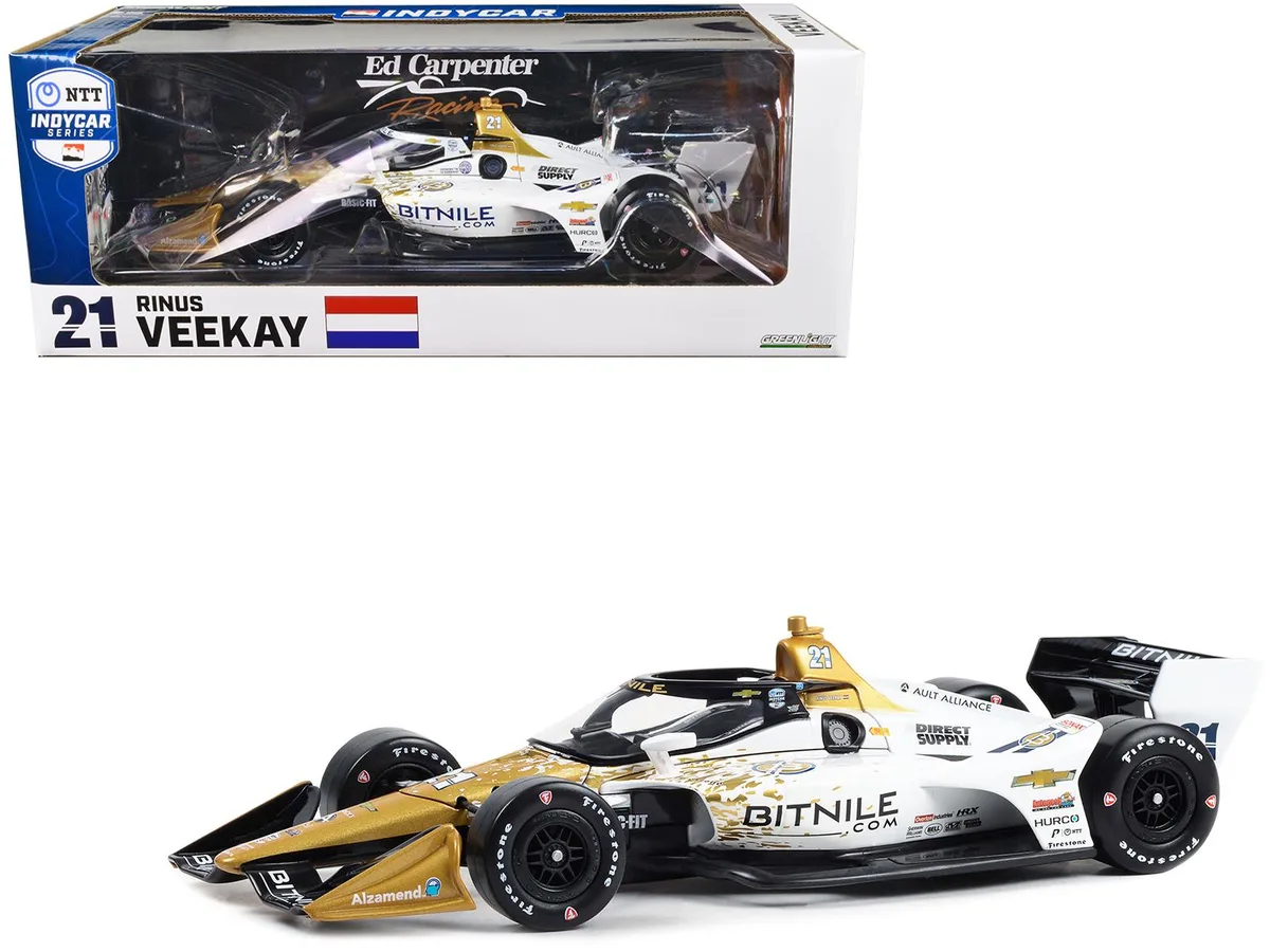 GREENLIGHT GREENLIGHT Dallara IndyCar #21 Rinus VeeKay Bitnile 1/18 2023 — product photo