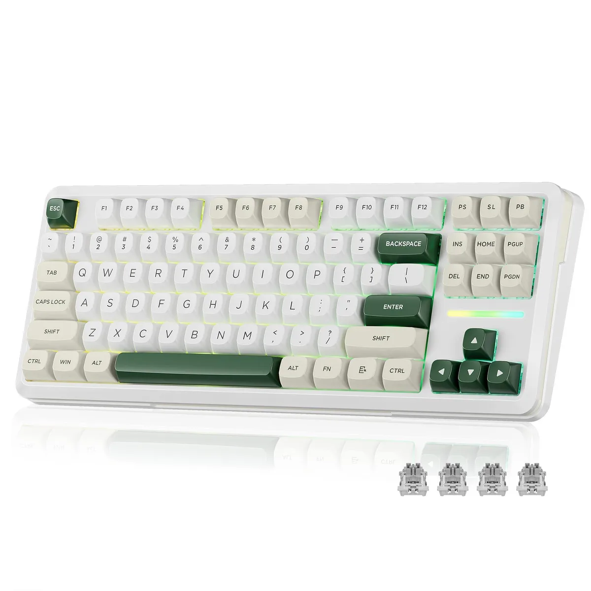 Redragon K734W 81-key TKL gaming keyboard — product photo