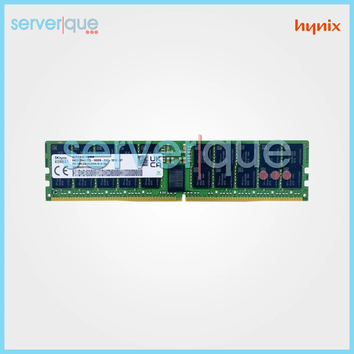 SK hynix SK hynix HMCG94AGBRA181N 64GB DDR5-5600 ECC Reg Dual Rank server RAM — product photo