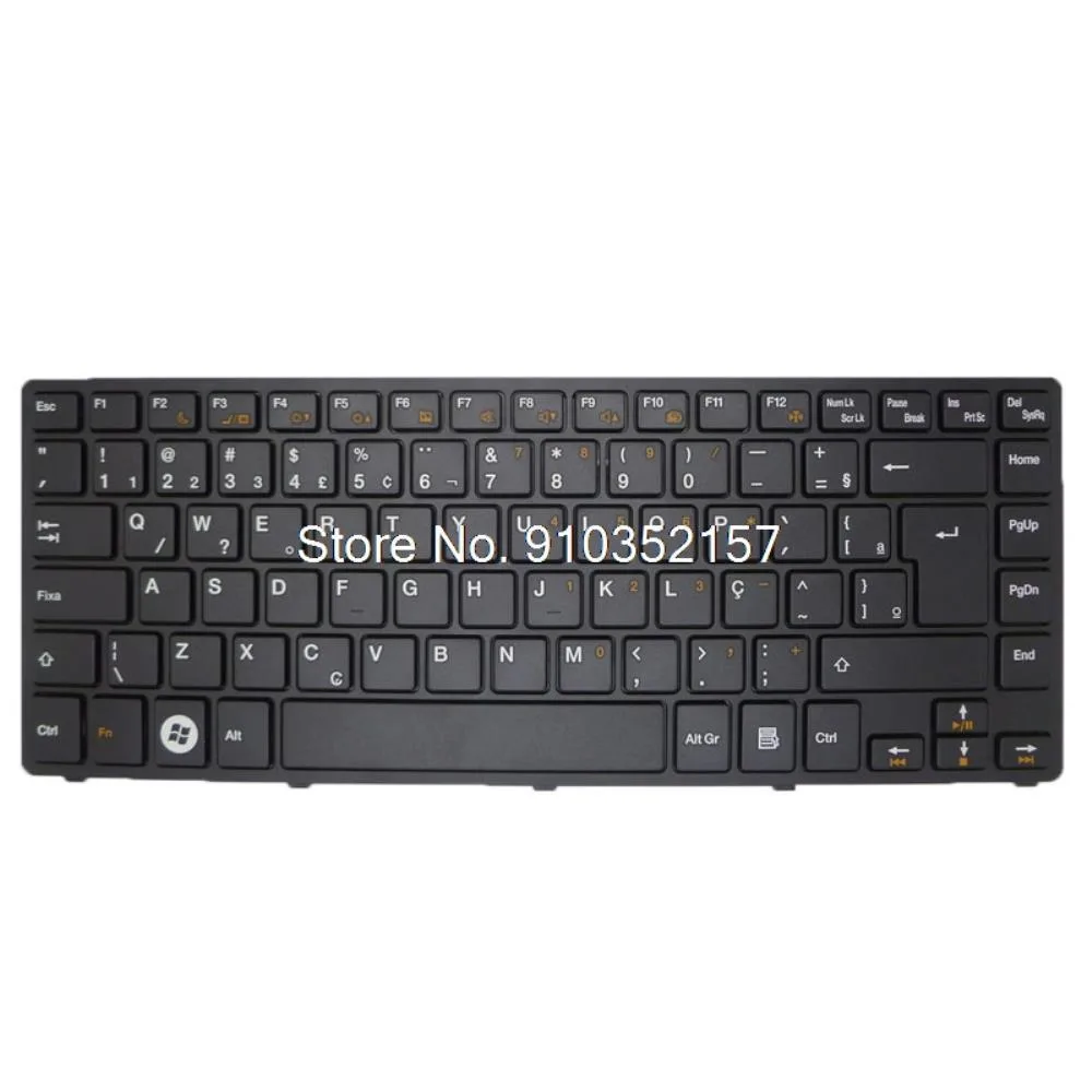 Graviton replacement laptop keyboard for Login QAL30 Brazil BR layout frameless wired USB