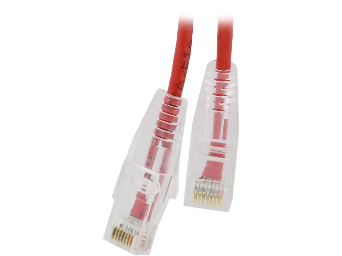 Nippon Labs Nippon Labs SLCAT6-28-7RD network ethernet cable Cat 6 28 AWG 7 ft Red — product photo