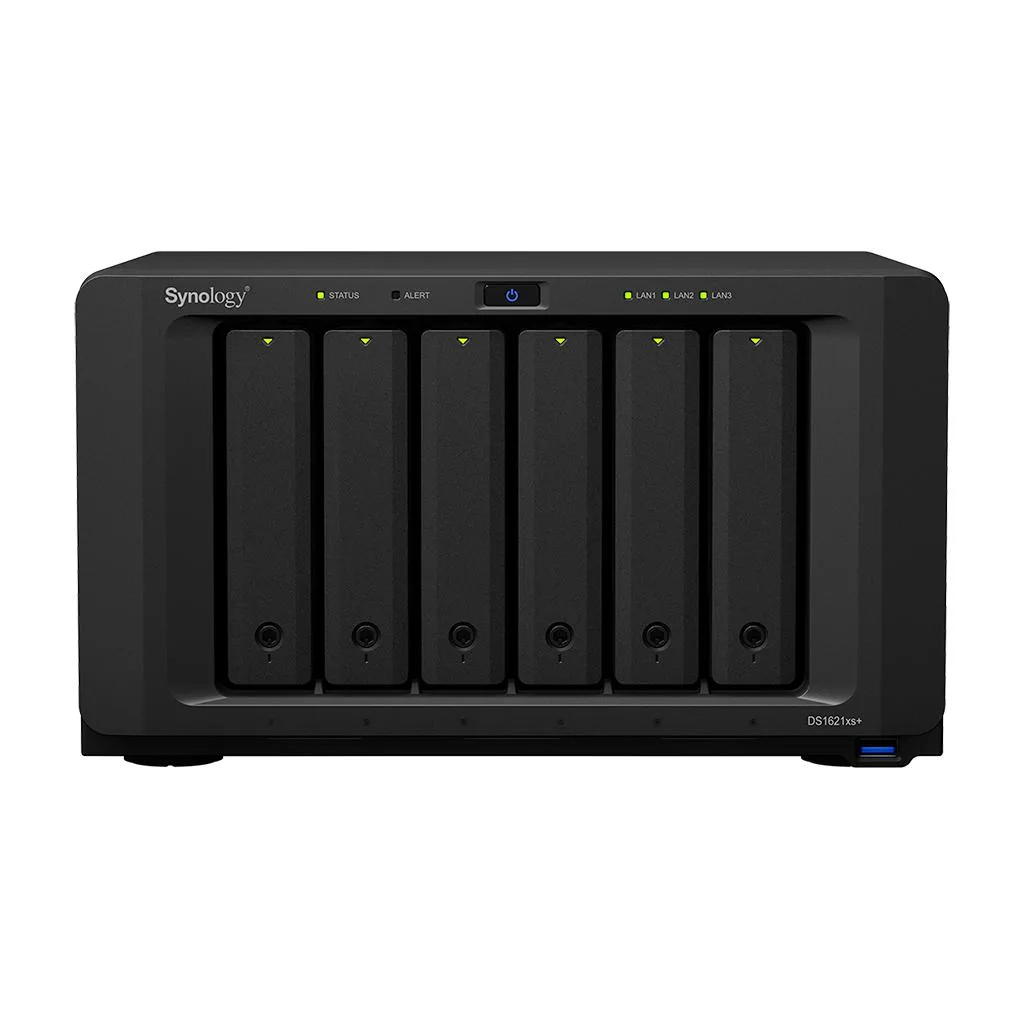 Synology Inc. Synology DiskStation DS1621xs+ NAS Xeon D-1527 2.2GHz 32GB 60TB — product photo