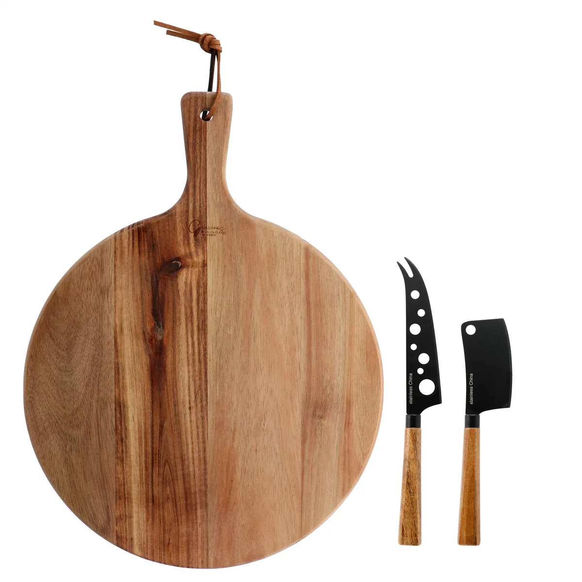Gibson Elite Gibson Elite 510121979M 3 Piece Acacia Wood Cutlery Set — product photo
