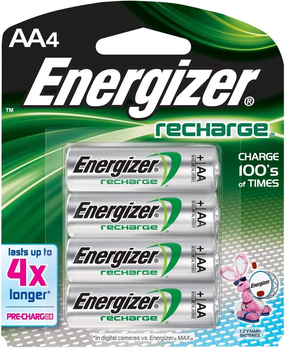 ENERGIZER ENERGIZER AA NiMH Rechargeable Battery 2300mAh 4 Pack — product photo