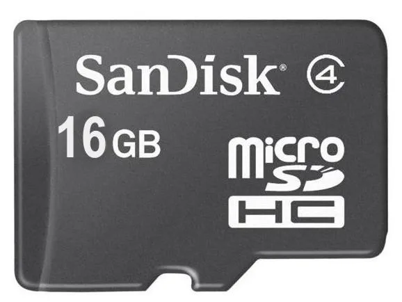 SanDisk SanDisk SDSDQ-016G 16GB microSDHC memory card — product photo