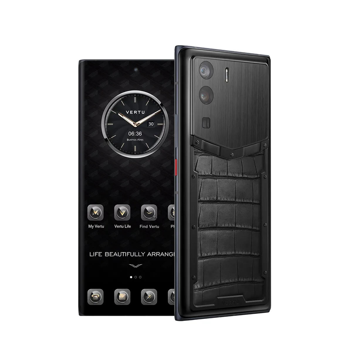 VERTU VERTU METAVERTU Alligator Leather Web3 Phone 18GB 1TB 10T IPFS Black — product photo