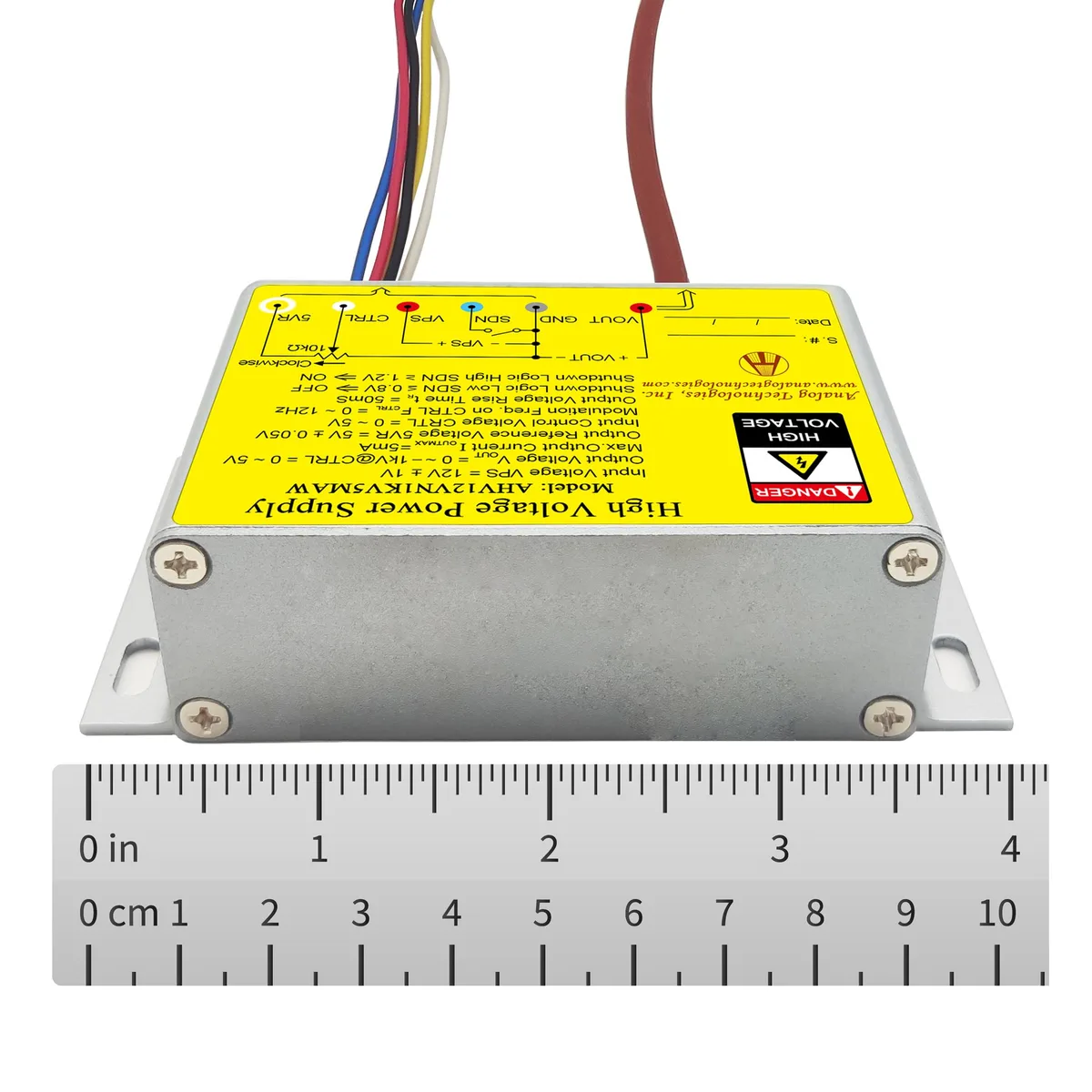 Analog Technologies, Inc. Analog Technologies, Inc. AHV12VN1KV5MAW Industrial Power Supply -1KV 5mA — product photo