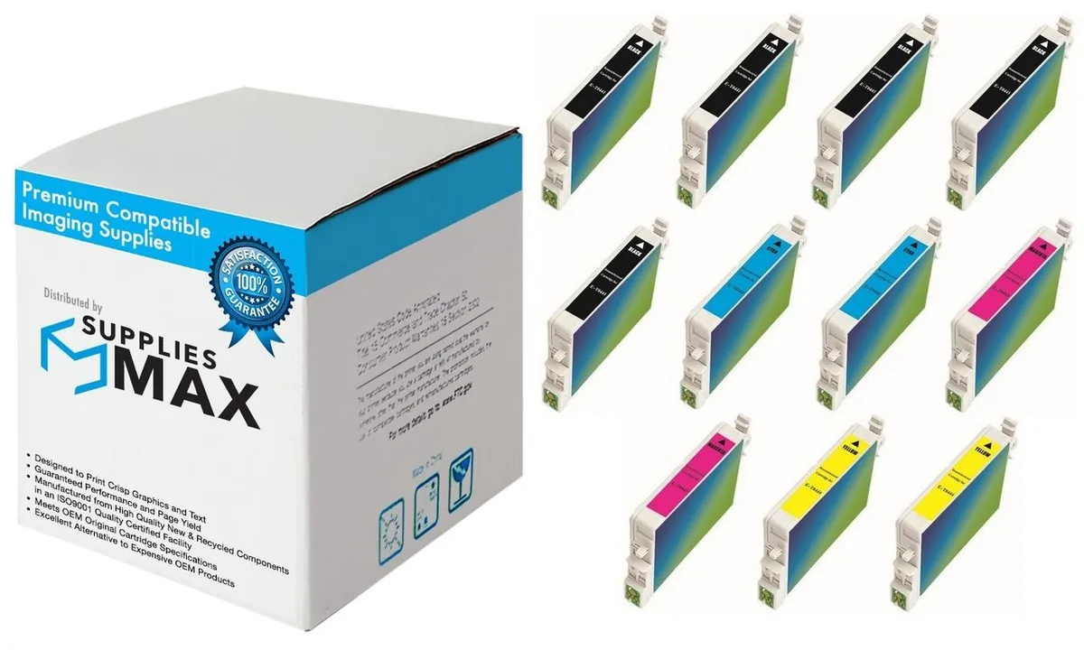 SuppliesMax SuppliesMax Inkjet Combo Pack T044120-5B2CS 5BK/2C/M/Y 400pp — product photo