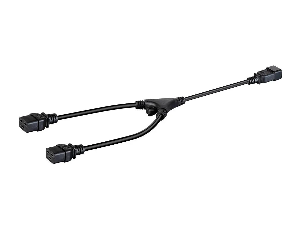 Monoprice Inc. Monoprice 135117 C19 to C20 Splitter Power Cord — product photo