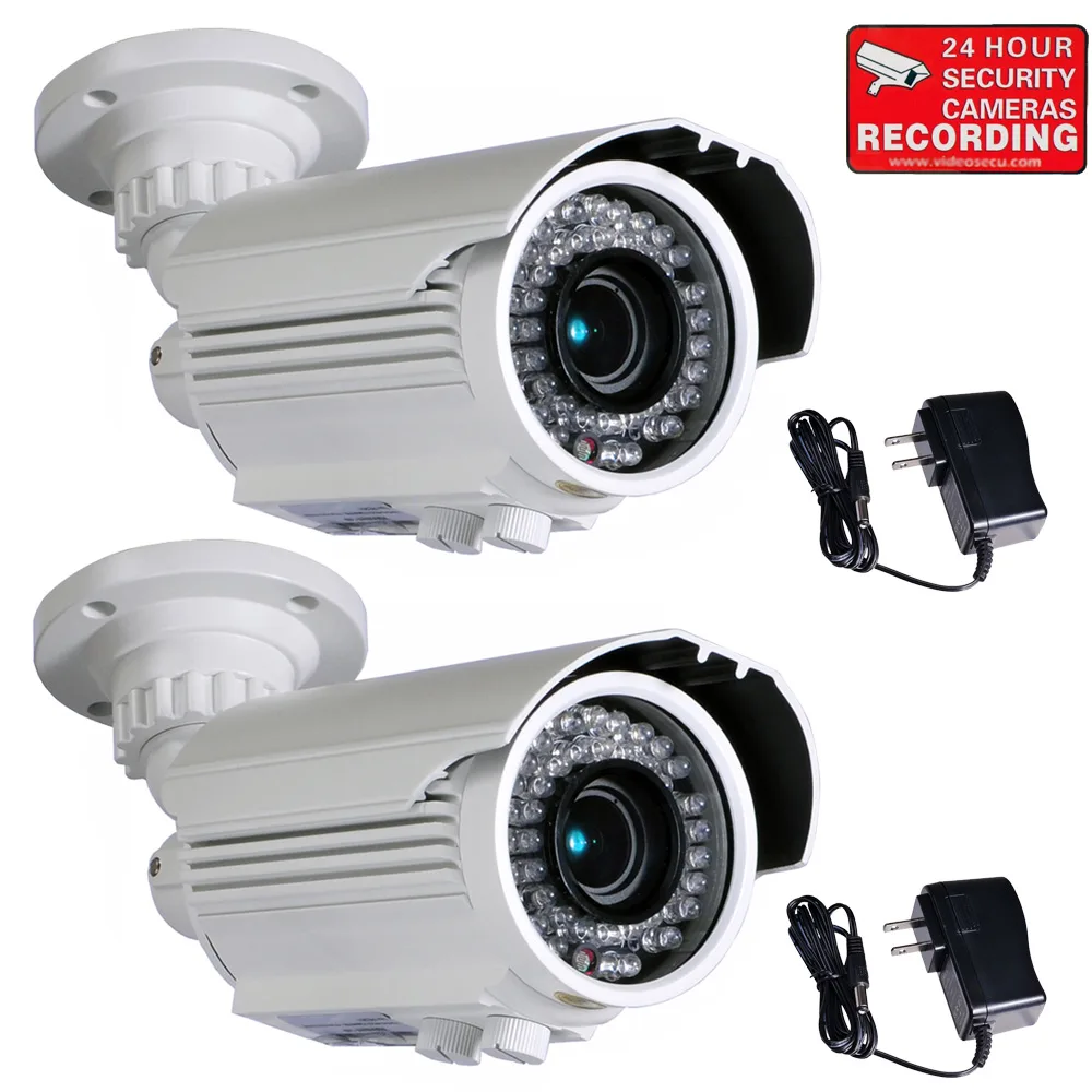 VideoSecu VideoSecu IRE96WK2 700TVL 4-9mm Varifocal 42 LED IP66 2-Pack — product photo