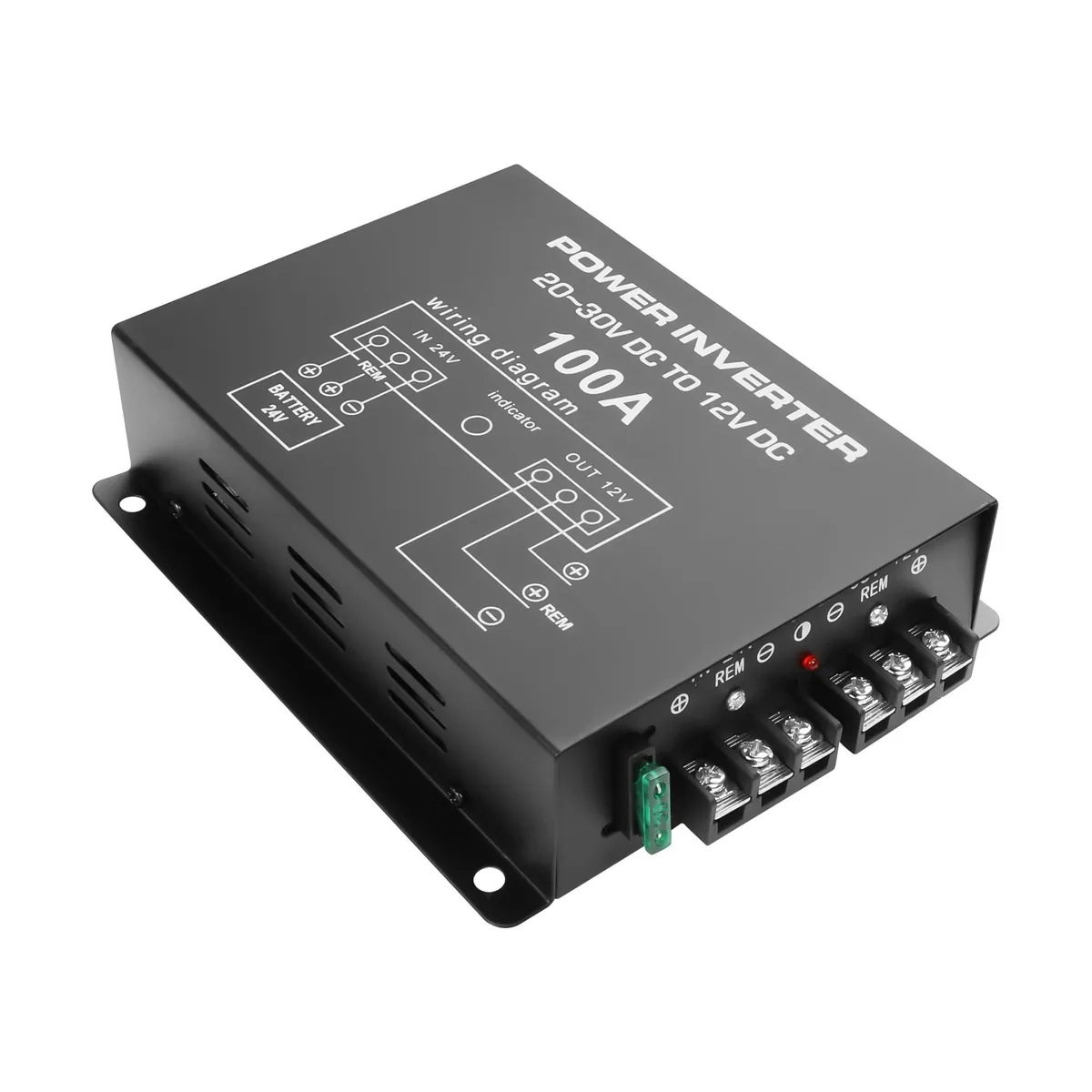 BUCIER BUCIER 24V to 12V Step-Down Converter 100A 1200W power adapter — product photo