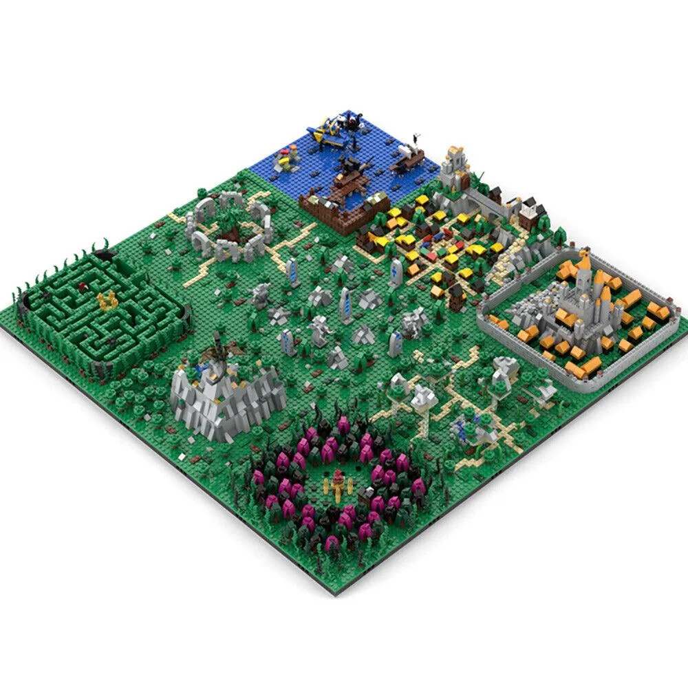 ZITIANYOUBUILD ZITIANYOUBUILD C4761 Fictional World Medieval Town Castle Forest 6265 Parts — product photo