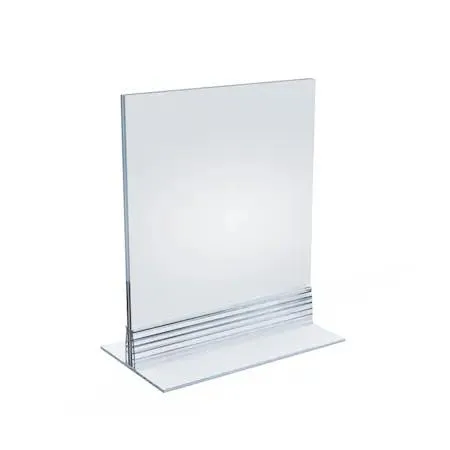 Azar Displays Azar Displays 102722-10PK T-Strip Sign Holder Clear PK10 — product photo