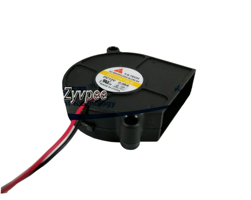 Zyvpee Zyvpee BD125015LB 50x15mm 12V 0.08A 2-pin blower fan — product photo