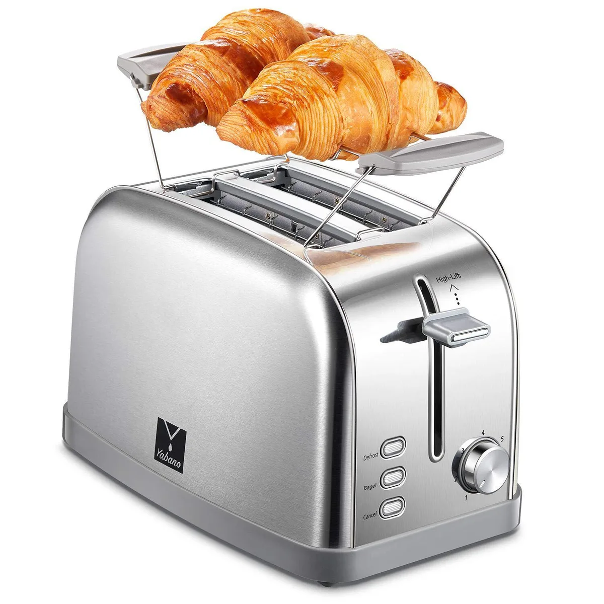 Yabano ST-227-UL 2-Slice Toaster 1.4" Slots 1500W Purple — product photo