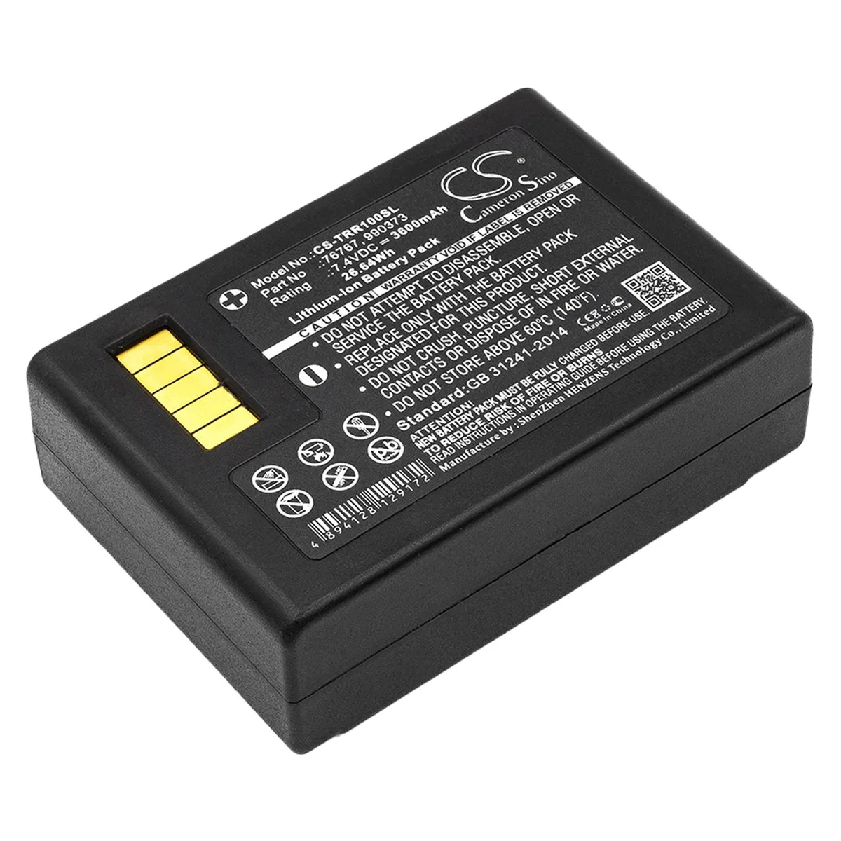 Centenex Electronics Centenex Electronics DS-CS-TRR100SL GPS battery 7.4V 3600mAh black — product photo