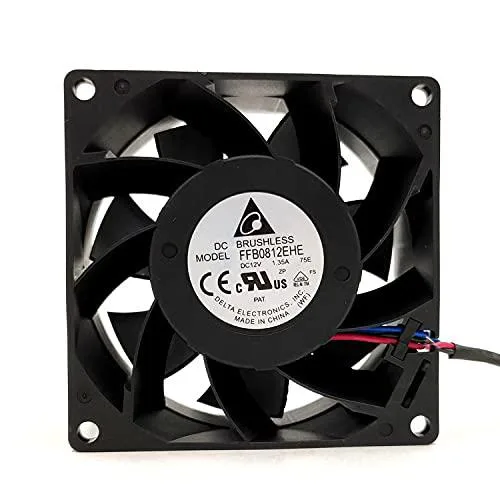 NDLIULEI NDLIULEI FFB0812EHE case fan 12V 80mm 38mm 1.35A 3-pin double ball — product photo